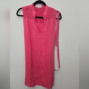 Bella Dahl Coral Sleeveless Midi Dress